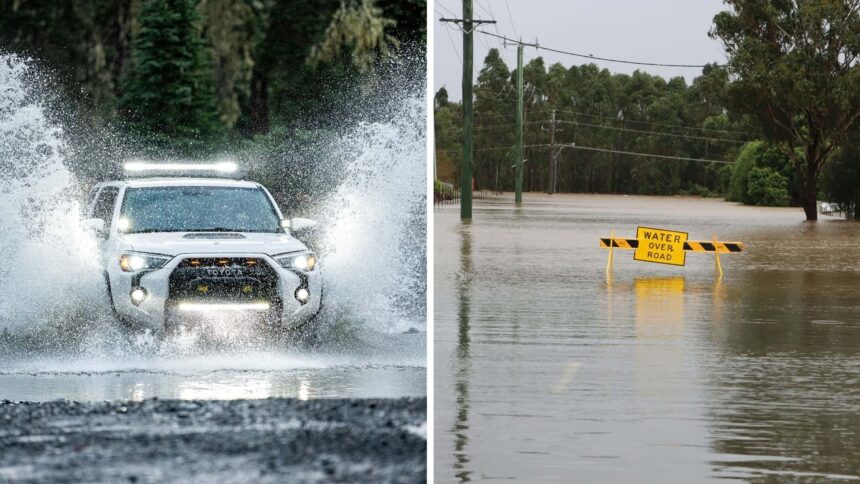 toyota driver pulls wake boarder in hurricane floodwaters then people point out this surprising risk 6909f9762d044