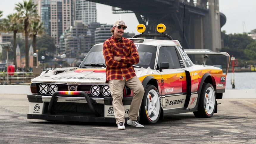 travis pastranas new gymkhana car is a completely unhinged subaru brat 690a5be2d76d0