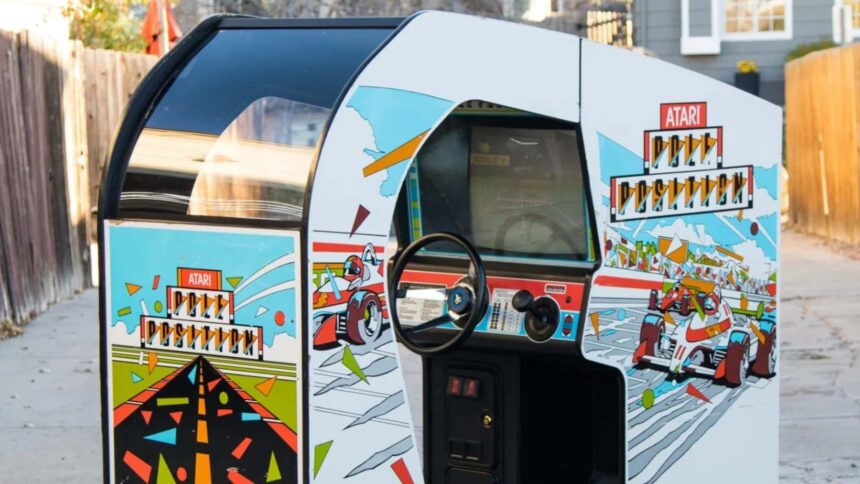 you need this atari pole position arcade for your game room 69176ecfe3b5b