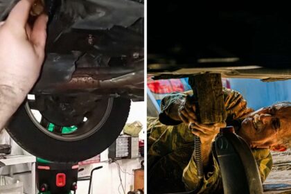 your wallet starts crying mechanic drains oil pan he cant believe what comes ou 691252f096522